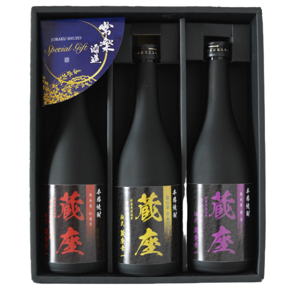 杜氏厳選芋焼酎 三種セット（720ml×3本）